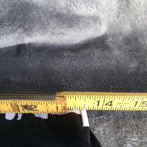 LEITH Nordstrom Black and white geometric print striped pencil skirt - Picture 6 of 8